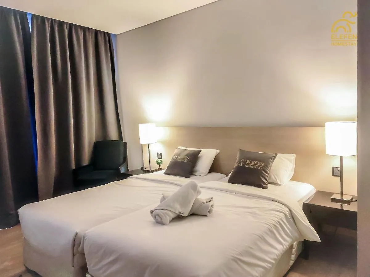 Comfy Twin With Pool View 3Pax At The Straits 518 Daire Malakka